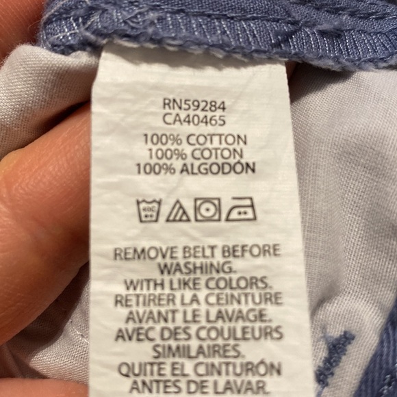 NEW Boy’s Size 16 Cotton Children’s Place Shorts with Belts: Bundle of 2 - Picture 6 of 6